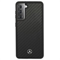 Samsung Galaxy S21 5G Etui Mercedes-Benz Dynamic Carbon Fiber - Czarne