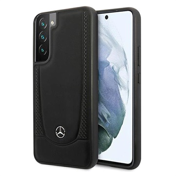 Etui Mercedes-Benz Urban Line Skórzane do Samsung Galaxy S22+ 5G - Czarne