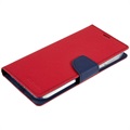 Etui-Portfel Mercury Goospery Fancy Diary iPhone 14 Pro Max - Czerwień