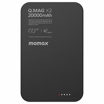 Bezprzewodowy magnetyczny bank energii Momax Q.Mag X2 20000mAh