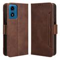 Motorola Moto G24 Power/G04/E14 Etui-Portfel Seria Cardholder - Brąz