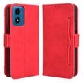 Motorola Moto G24 Power/G04/E14 Etui-Portfel Seria Cardholder - Czerwień