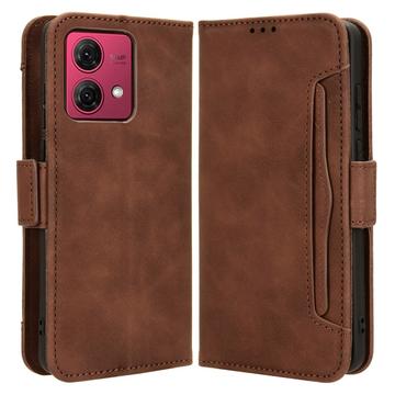 Motorola Moto G84 Etui-Portfel Seria Cardholder - Brąz