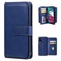 Motorola Moto G10/Moto G30 Etui-Portfel Multi-Card Slot - Błękit