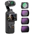 NEEWER Magnetyczny zestaw filtrów ND do DJI Osmo Pocket 3 - filtry ND16, ND64, ND256 i CPL