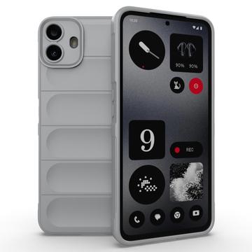 Nothing CMF Phone 1 Etui z TPU Rugged - Jasnoszary