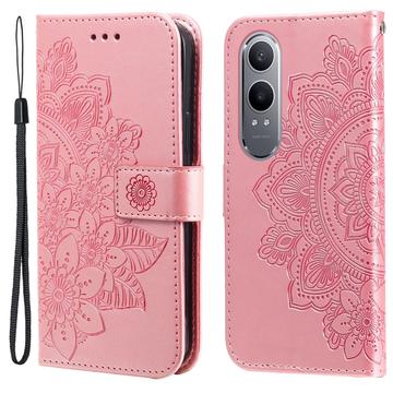 OnePlus Nord CE4 Lite/Oppo K12x Etui z Portfelem z Serii Mandala - Róż