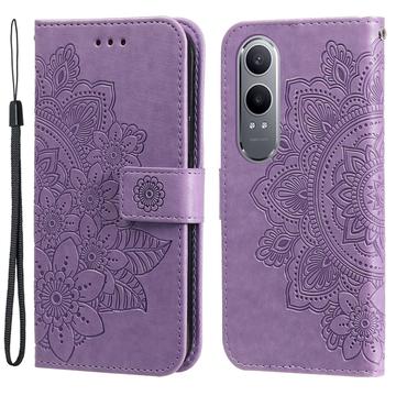 OnePlus Nord CE4 Lite/Oppo K12x Etui z Portfelem z Serii Mandala - Fiolet