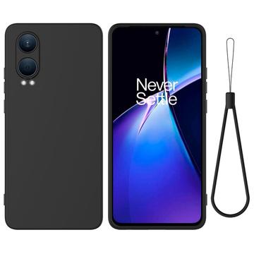 OnePlus Nord CE4 Lite/Oppo K12x Etui z Płynnego Silikonu - Czarne