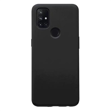 Gumowane Etui z Tworzywa do OnePlus Nord N10 5G - Czarne