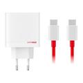 OnePlus SuperVOOC 80W Dwuportowy zasilacz GaN 5461100597 - Biały