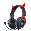 Słuchawki Onikuma X10 Devil Over-Ear Gaming Headphones - czarne/czerwone