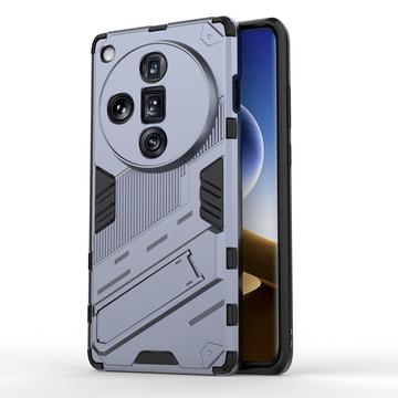 Oppo Find X7 Ultra Etui Hybrydowe z Podpórką Serii Armor - Szary