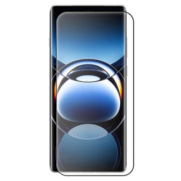 Osłona na Cały Wyświetlacz z Hartowanego Szkła Oppo Find X7 Ultra - Czarna Krawędź