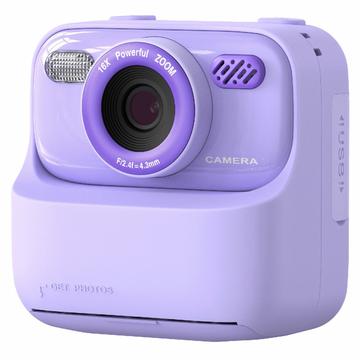 P79 Kids Instant Print Digital Camera – Dual Lens, 1080P, 32GB (Open Box - Bulk Satisfactory) - Purple