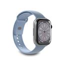 Apple Watch Series Ultra 2/Ultra/10/9/8/SE (2022)/7/SE/6/5/4/3/2/1 Silikonowa Opaska Puro Icon - 49mm/46mm/45mm/44mm/42mm - Jasnoniebieski