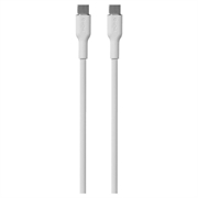 Kabel Puro Icon Soft USB-C / USB-C - 1,5 m - biały