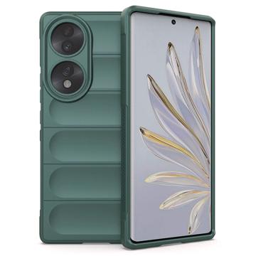 Honor 70 Etui Rugged Seria z TPU - Zielony