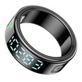 SR08 Smart Ring z cyfrowym wyświetlaczem - Rozmiar: 18.2mm - Czarny