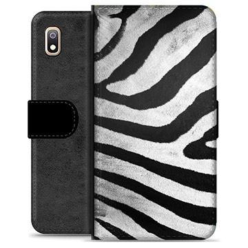 Etui Portfel Premium - Samsung Galaxy A10 - Zebra