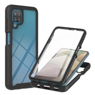 Samsung Galaxy A12 Etui z Serii 360 Protection - Czerń / Przezroczyste