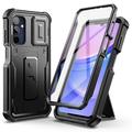 Etui Samsung Galaxy A15 Tech-Protect Kevlar Cam+ - osłona ekranu, osłona aparatu, podpórka - czarny