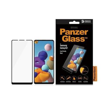 Szkło Hartowane PanzerGlass Case Friendly do Samsung Galaxy A21 - Czarna Krawędź