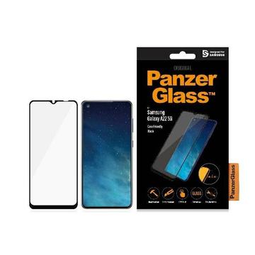 Szkło Hartowane PanzerGlass Case Friendly do Samsung Galaxy A22 5G - Czarna Krawędź