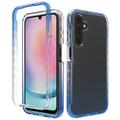 Hybrydowe Etui Gradient Series do Samsung Galaxy A25 - Błękit / Transparentny