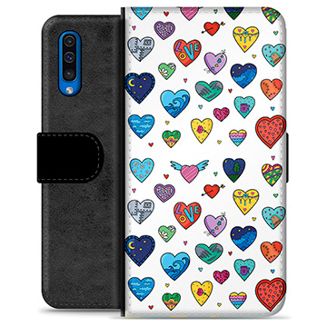 Etui Portfel Premium - Samsung Galaxy A50 - Serca