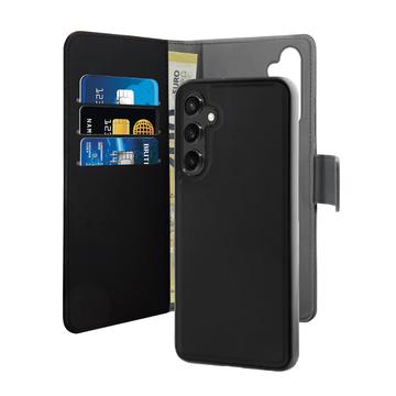 Magnetyczne Etui z Portfelem 2-w-1 Puro do Samsung Galaxy A55 - Czarne