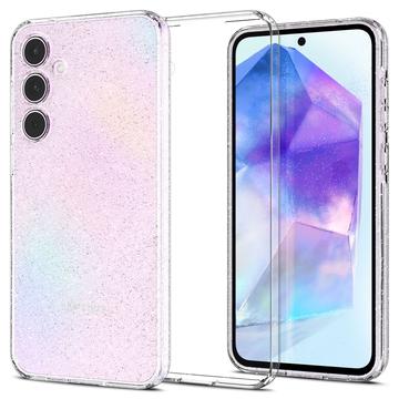 Etui Spigen Liquid Crystal Glitter do Samsung Galaxy A55 - Przezroczyste