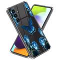 Samsung Galaxy A55 Stylish Ultracienkie Etui z TPU - Motyl i Kwiaty