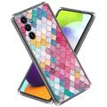 Samsung Galaxy A55 Stylish Ultracienkie Etui z TPU - Tęczowy Romb