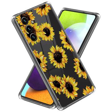 Samsung Galaxy A55 Stylish Ultracienkie Etui z TPU - Słoneczniki