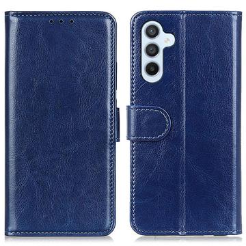 Samsung Galaxy F34/M34 5G Etui portfelowe z magnetycznym zamknięciem - ciemnoniebieski