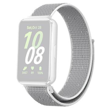 Nylonowy Pasek Samsung Galaxy Fit3 z Zapięciem na Rzep - Szary