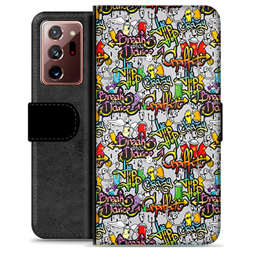 Etui Portfel Premium - Samsung Galaxy Note20 Ultra - Graffiti