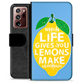 Etui Portfel Premium - Samsung Galaxy Note20 Ultra - Lemoniada