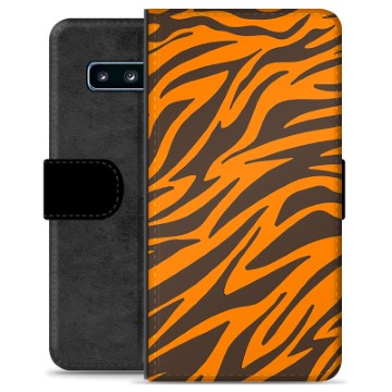 Etui Portfel Premium - Samsung Galaxy S10 - Tygrys