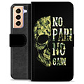 Etui Portfel Premium - Samsung Galaxy S21+ 5G - No Pain, No Gain