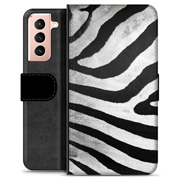 Etui Portfel Premium - Samsung Galaxy S21 5G - Zebra