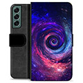 Etui Portfel Premium - Samsung Galaxy S22+ 5G - Galaktyka