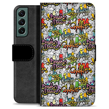 Etui Portfel Premium - Samsung Galaxy S22+ 5G - Graffiti