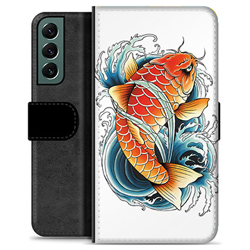 Etui Portfel Premium - Samsung Galaxy S22+ 5G - Ryba Koi