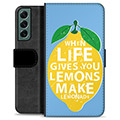 Etui Portfel Premium - Samsung Galaxy S22+ 5G - Lemoniada