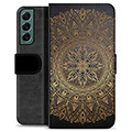 Etui Portfel Premium - Samsung Galaxy S22+ 5G - Mandala