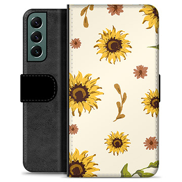 Etui Portfel Premium - Samsung Galaxy S22+ 5G - Słonecznik