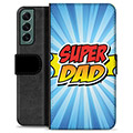 Etui Portfel Premium - Samsung Galaxy S22+ 5G - Super Dad