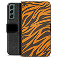 Etui Portfel Premium - Samsung Galaxy S22+ 5G - Tygrys